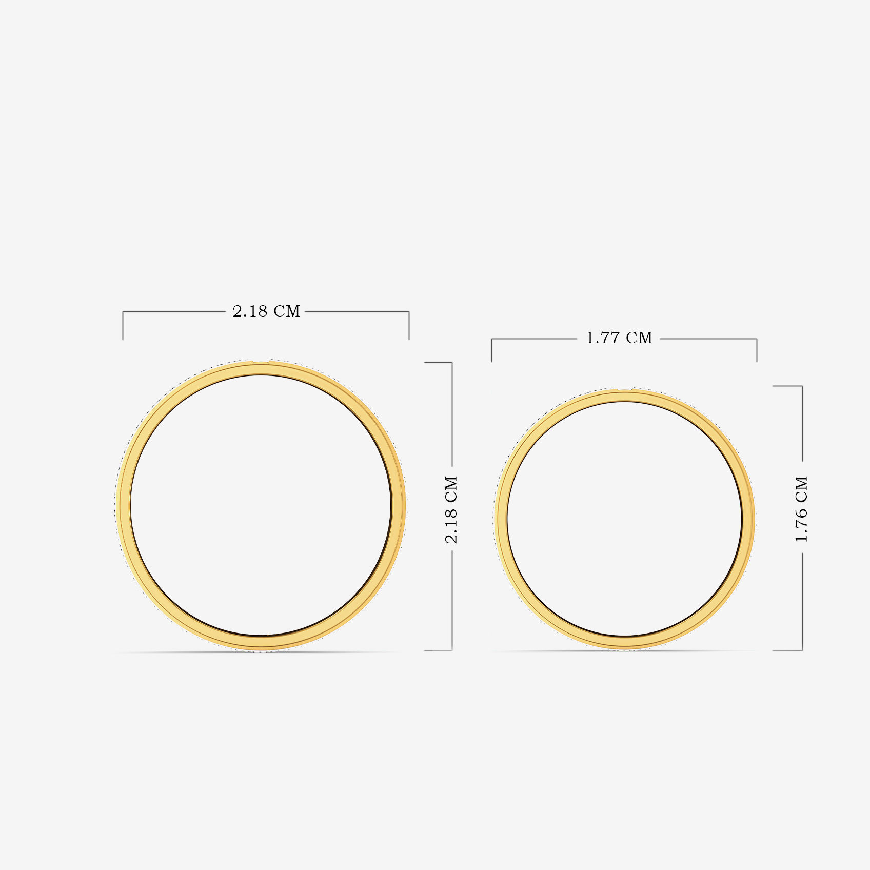 Sovereign Textured Gold Ring Combo alternate view 3