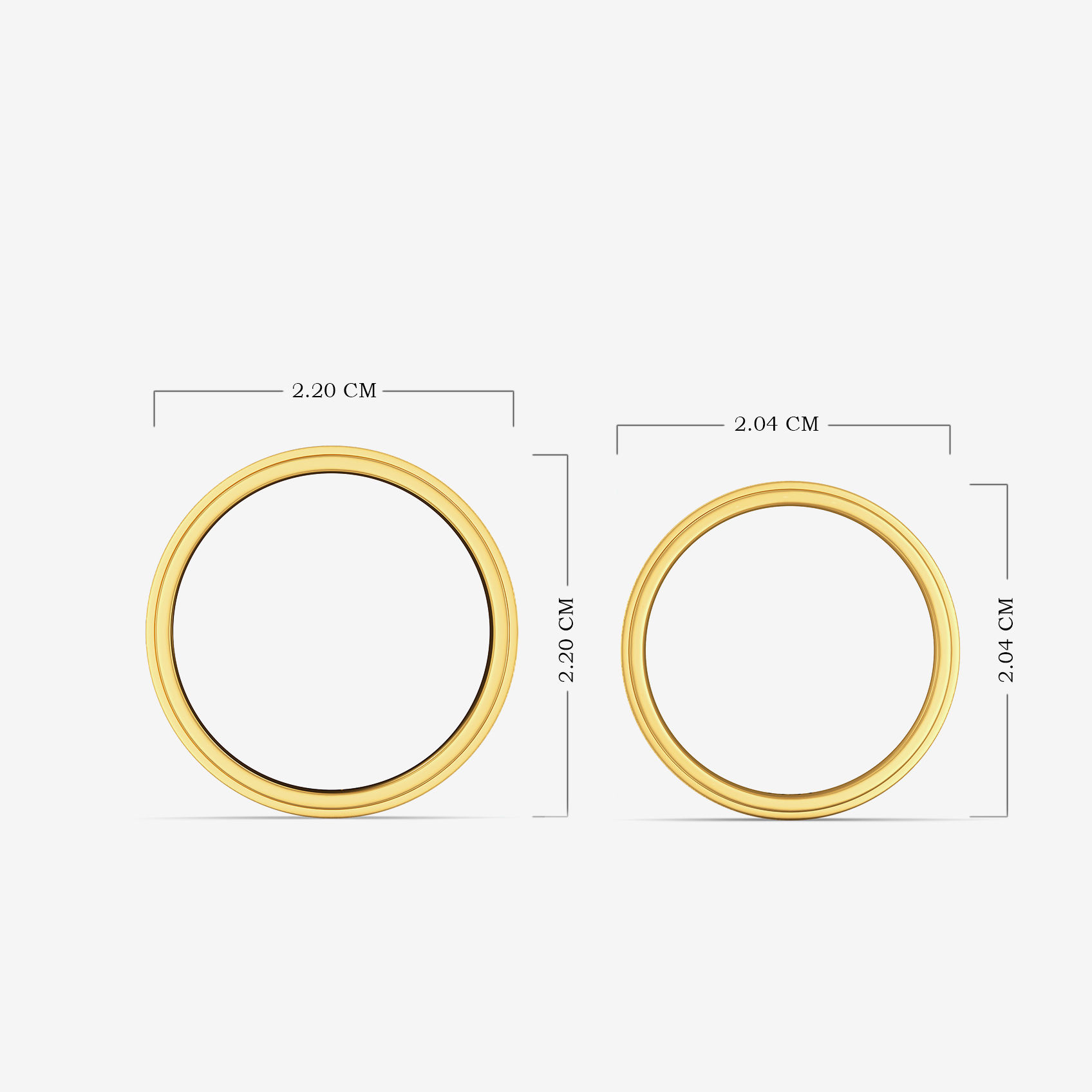 Noble Texture Gold Ring Combo alternate view 3