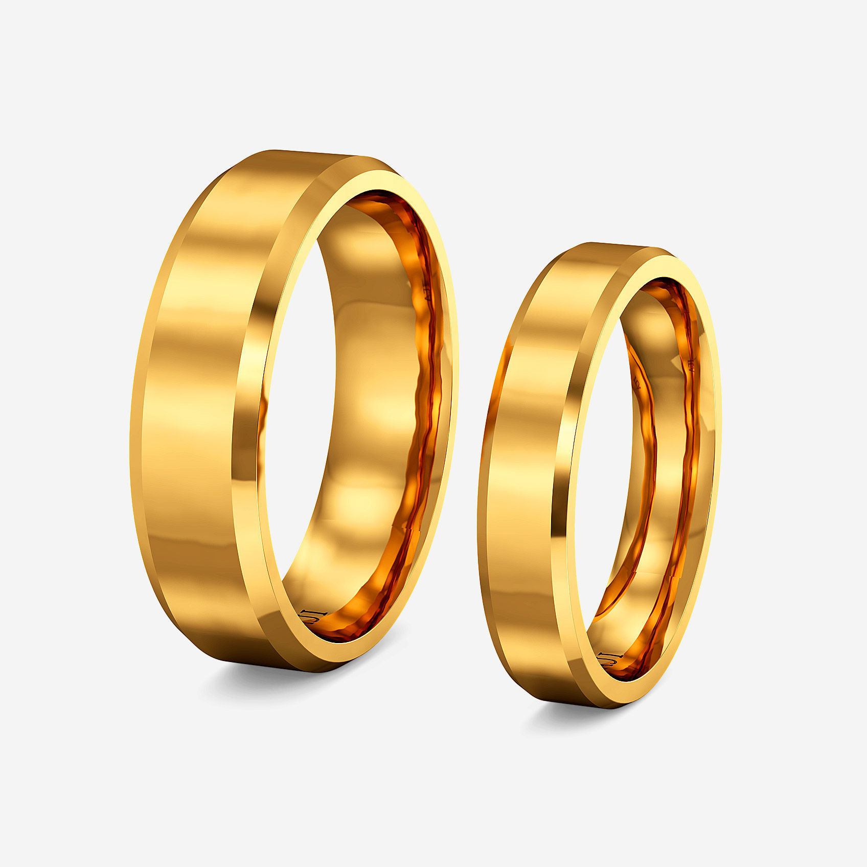 Timeless Duo Gold Couple Rings alternate view 1