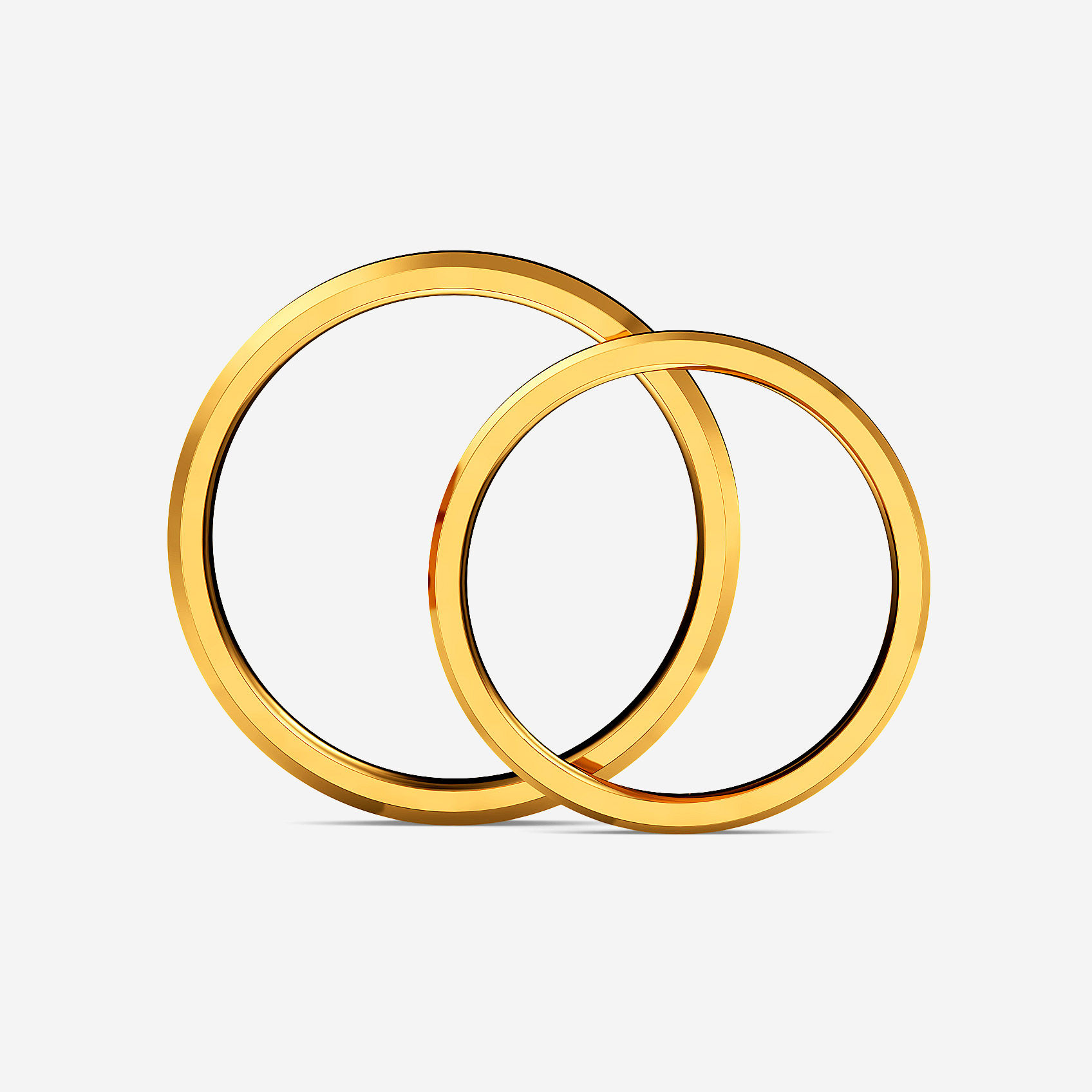 Timeless Duo Gold Couple Rings alternate view 2