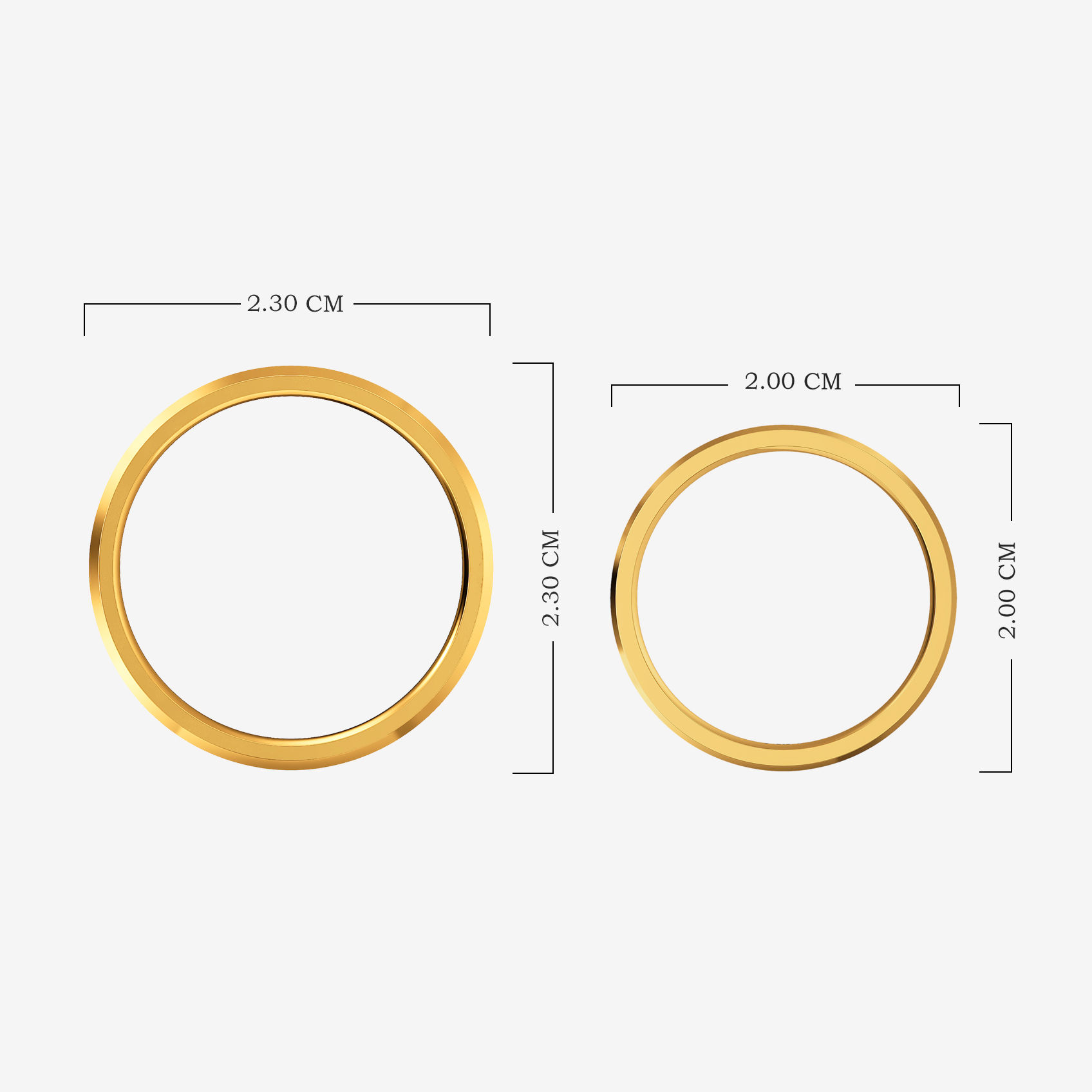 Timeless Duo Gold Couple Rings alternate view 3