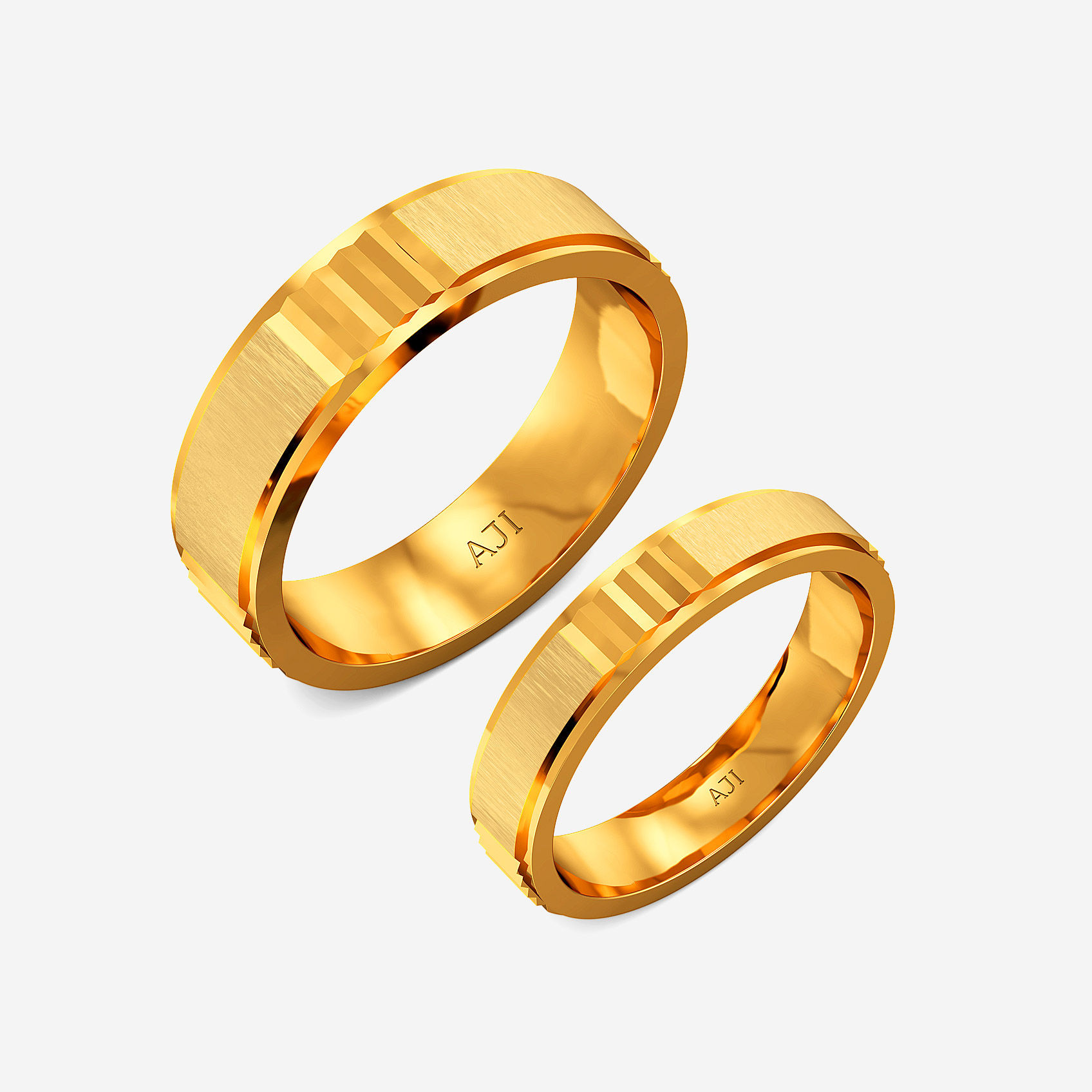 Linear Bond Gold Couple Bands