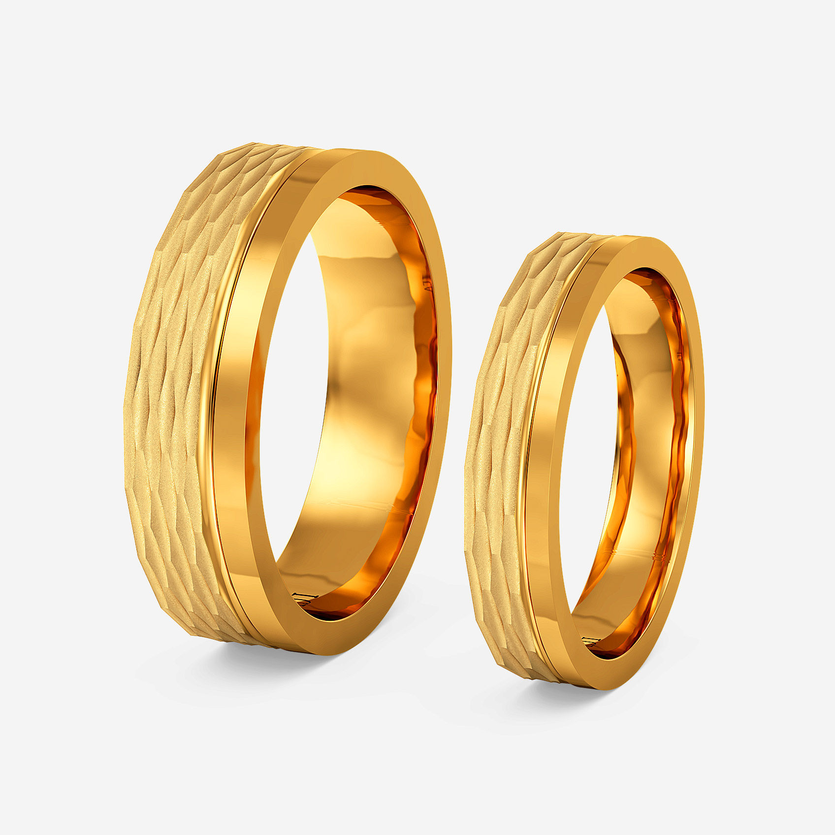 Fusion Gleam Gold Couple Rings alternate view 1
