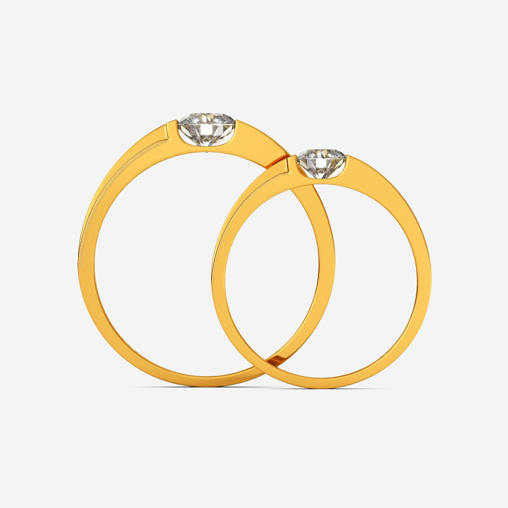 Azure Geo Gold Couple Bands alternate view 2