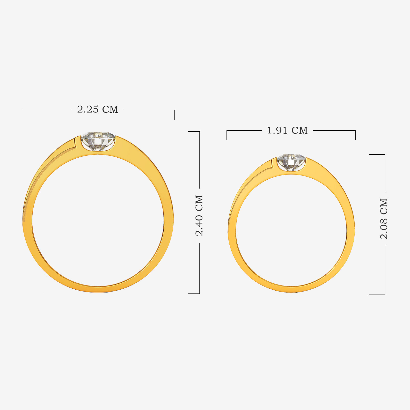 Azure Geo Gold Couple Bands alternate view 3