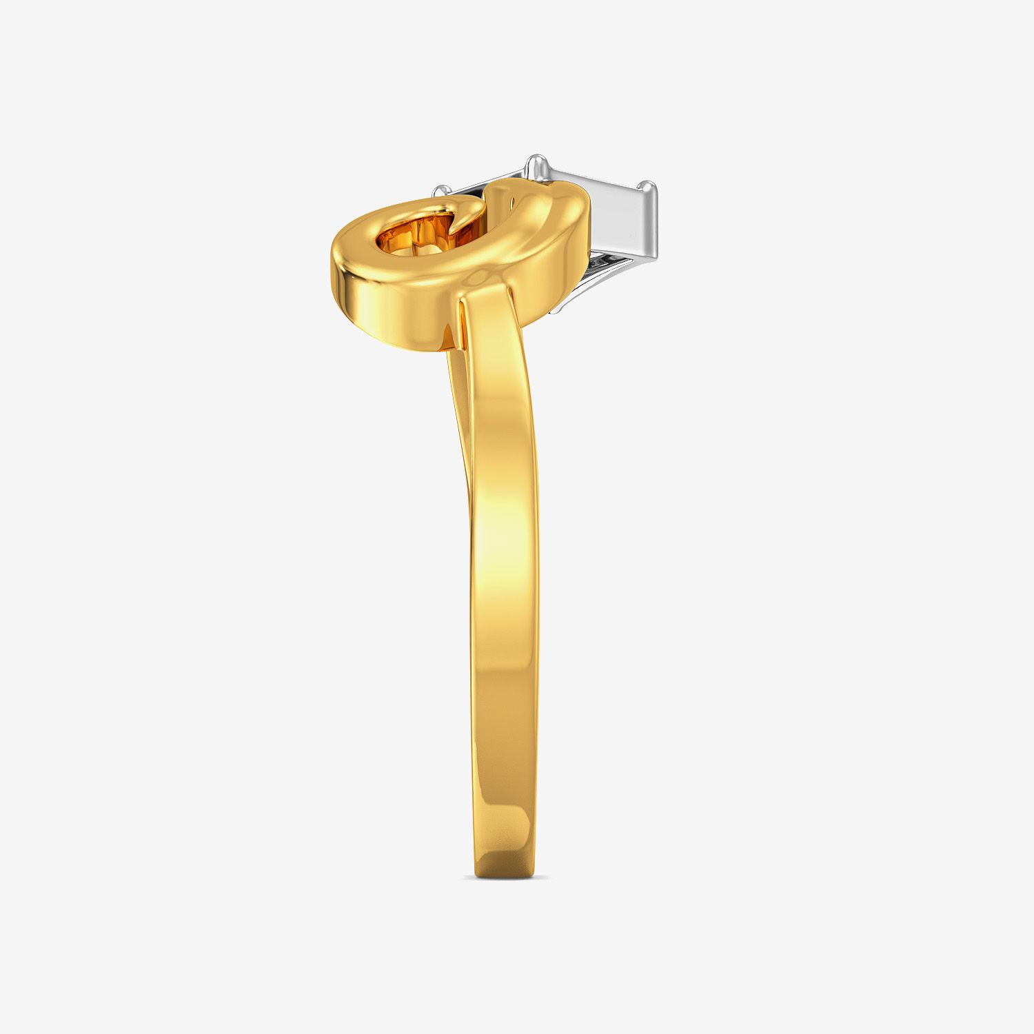 Swirl Box Diamond Ring image