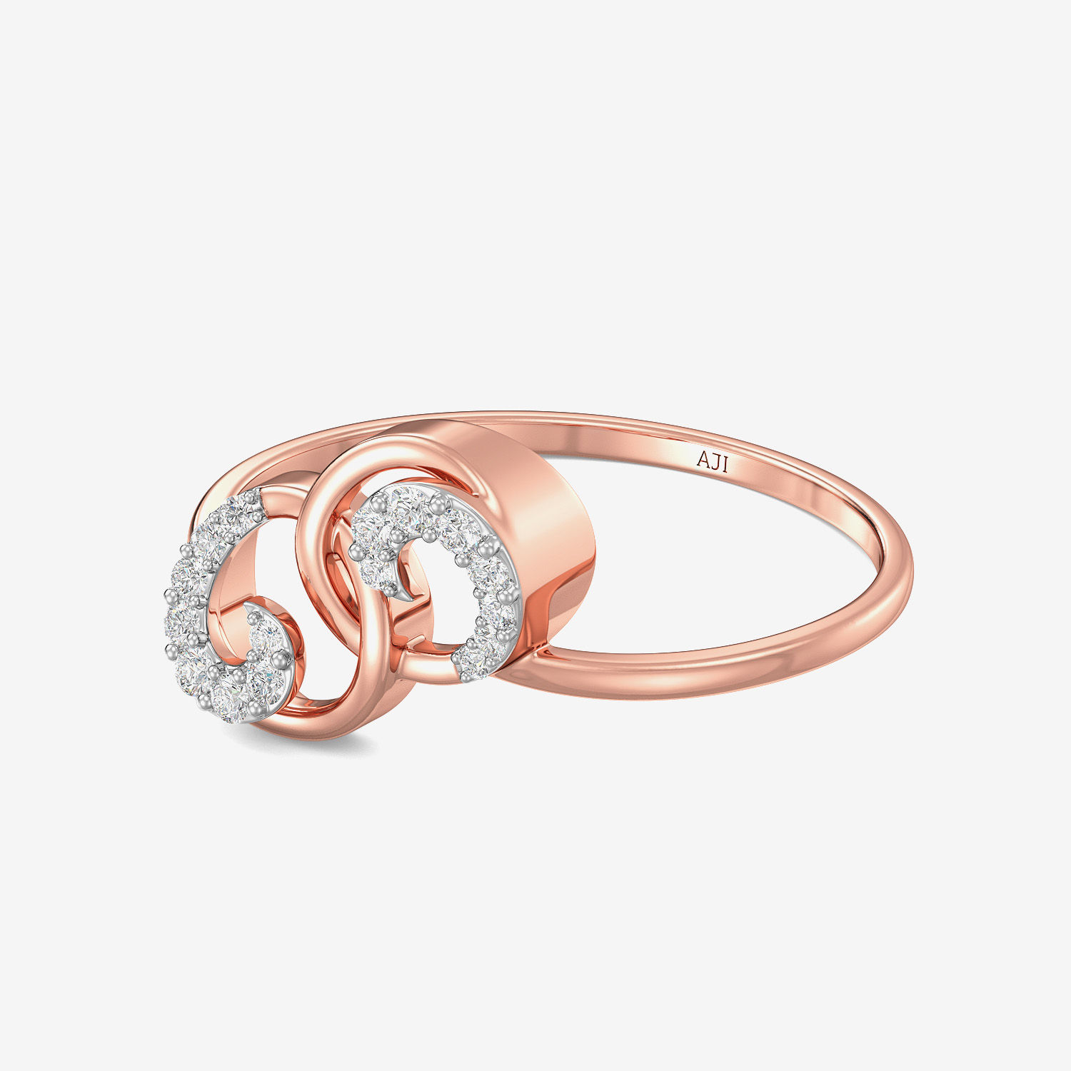 Duo-twirl Stylish Diamond Ring alternate view 3
