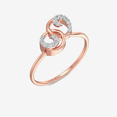 Duo-twirl Stylish Diamond Ring alternate view 1