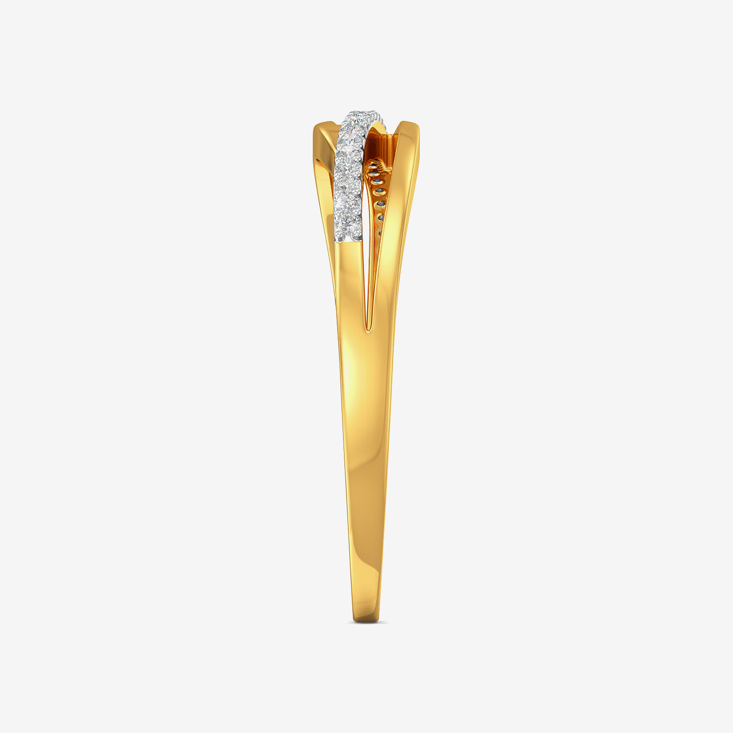 Funky Single Strip Diamond Ring image