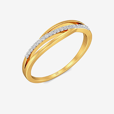 Funky Single Strip Diamond Ring alternate view 1