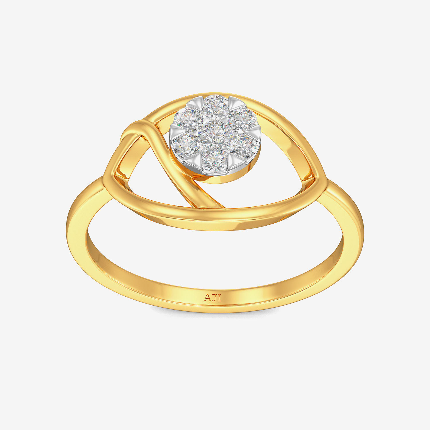 Fantastic Evil Eye Diamond Ring image
