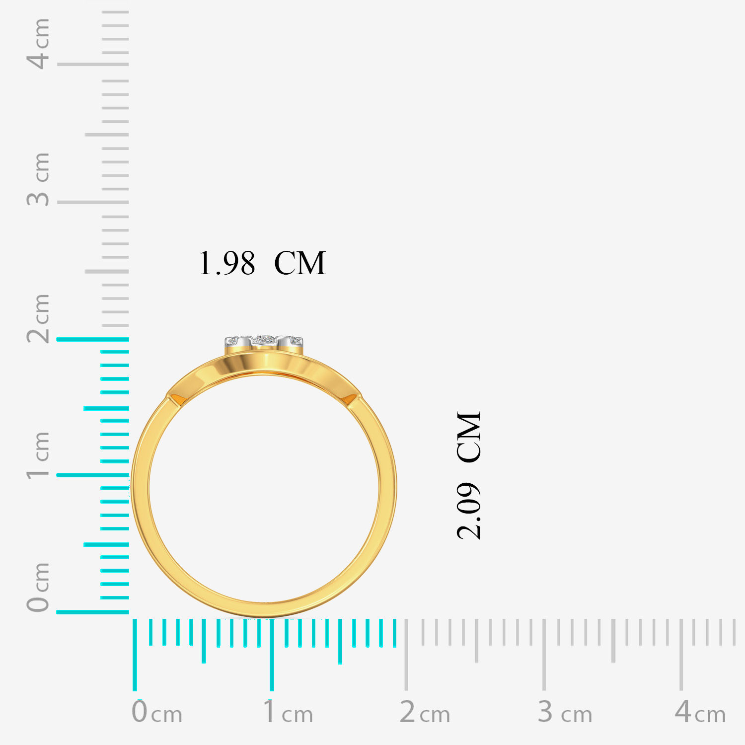 Fantastic Evil Eye Diamond Ring image