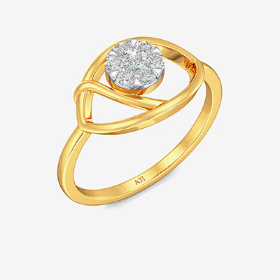 Fantastic Evil Eye Diamond Ring image