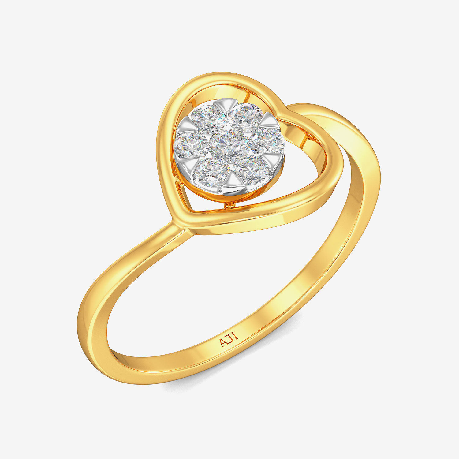 Gleaming Starry Planetary Diamond Ring image