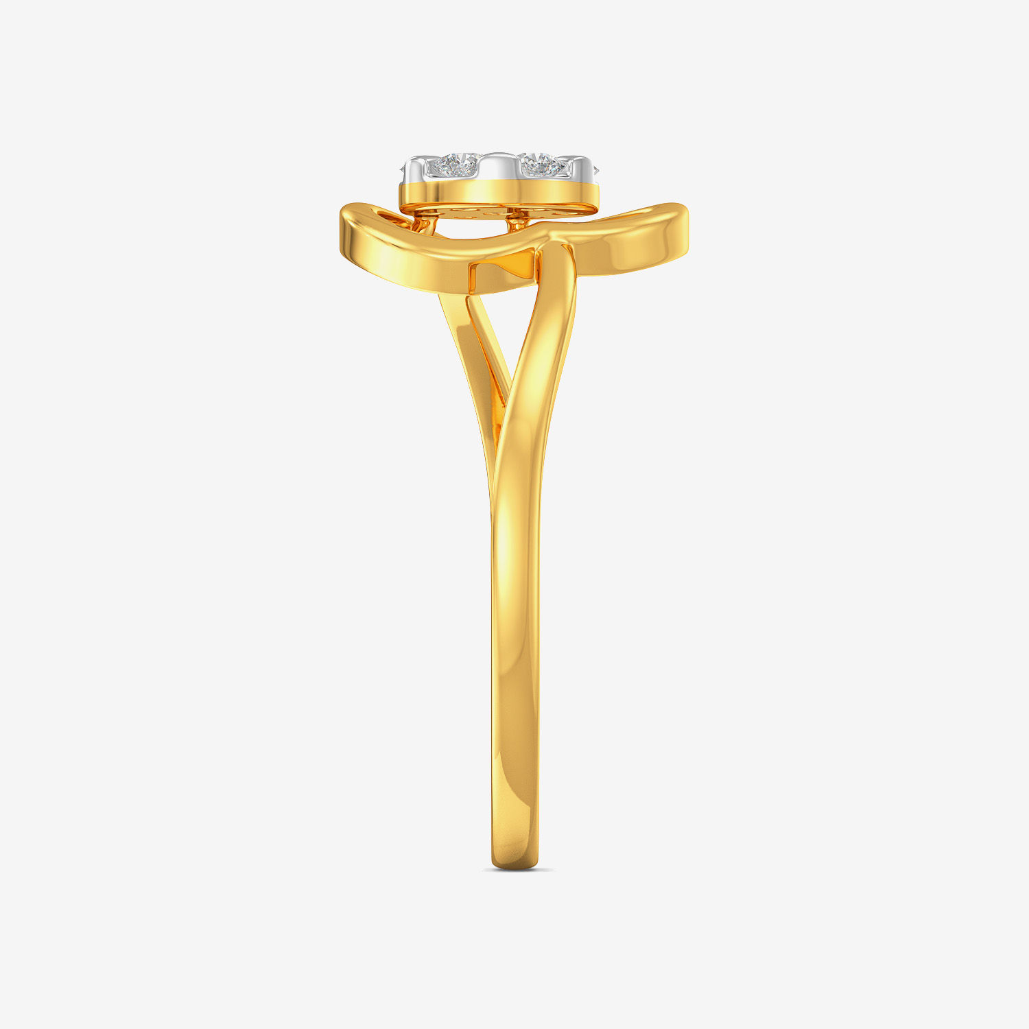 Gleaming Starry Planetary Diamond Ring image