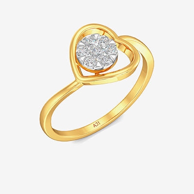 Gleaming Starry Planetary Diamond Ring image