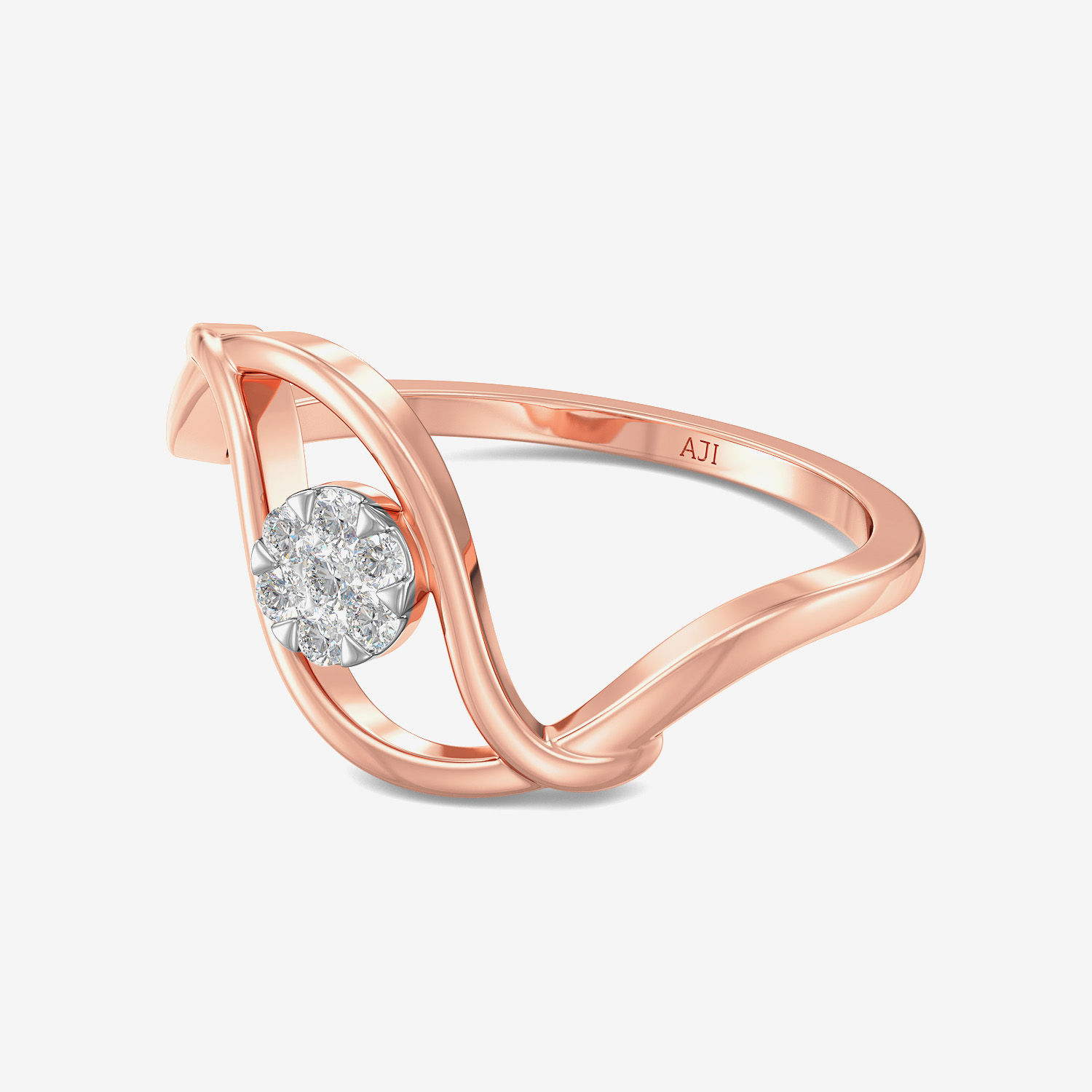 Radiant Evil Eye Diamond Ring alternate view 3