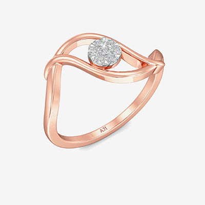Radiant Evil Eye Diamond Ring image