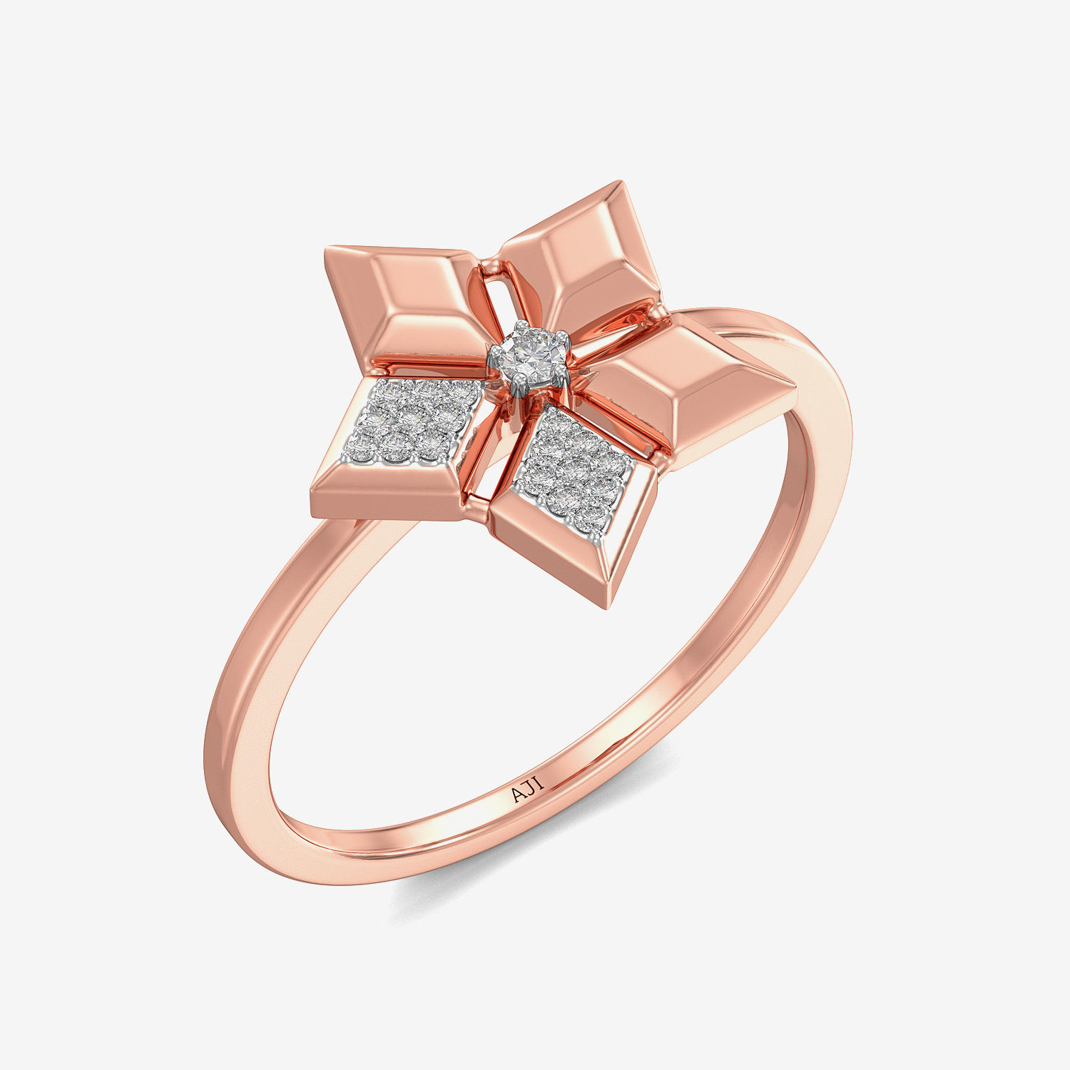 Glimmering Star Diamond Ring image
