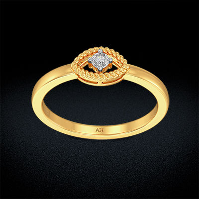 Bright Evil-eye Diamond Ring image
