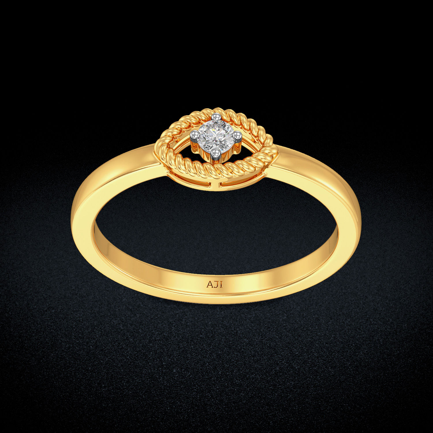 Bright Evil-eye Diamond Ring image