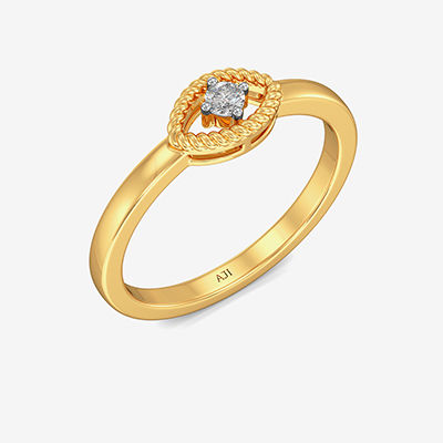 Bright Evil-eye Diamond Ring image