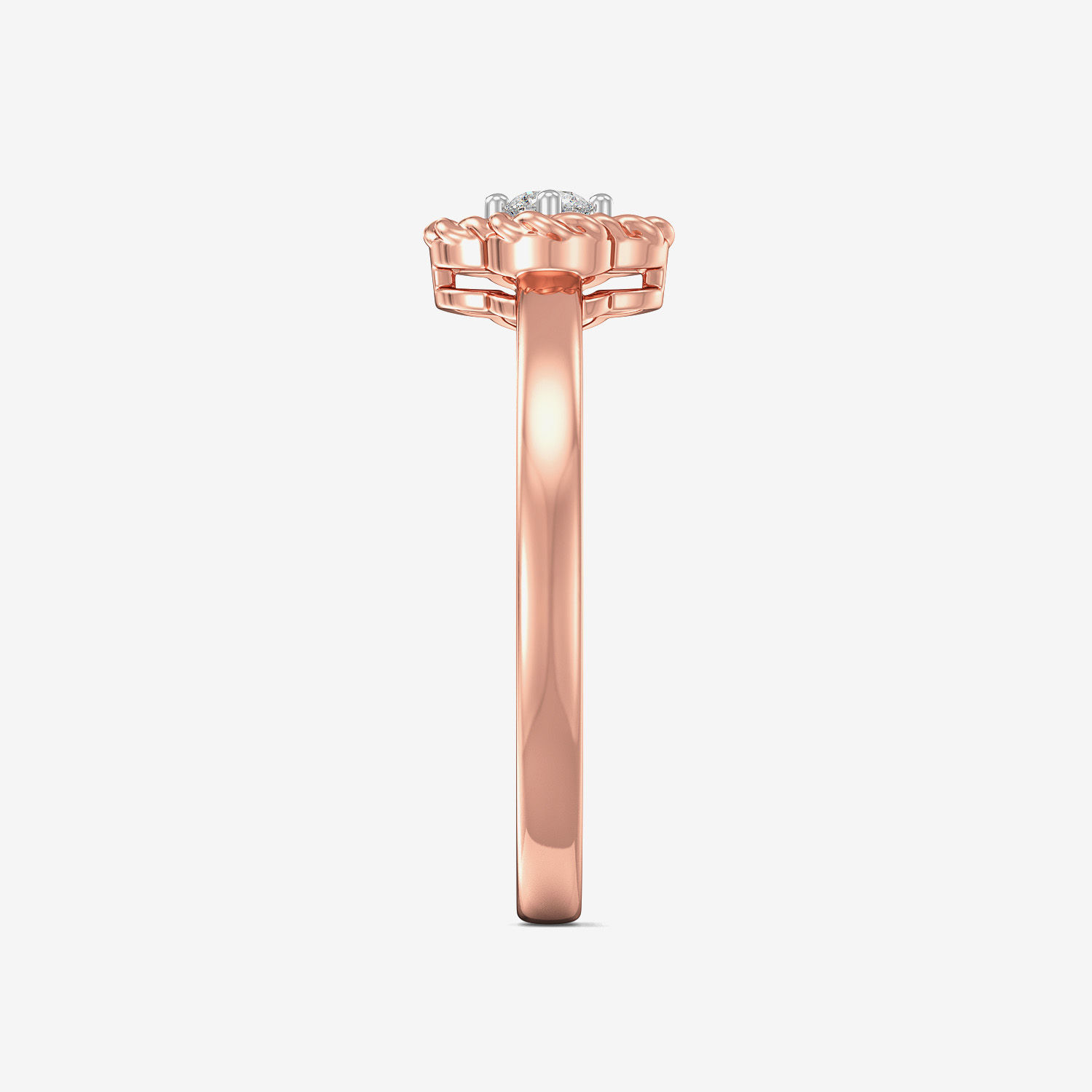 Delicate Stunning Flower Diamond Ring image
