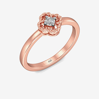 Delicate Stunning Flower Diamond Ring image
