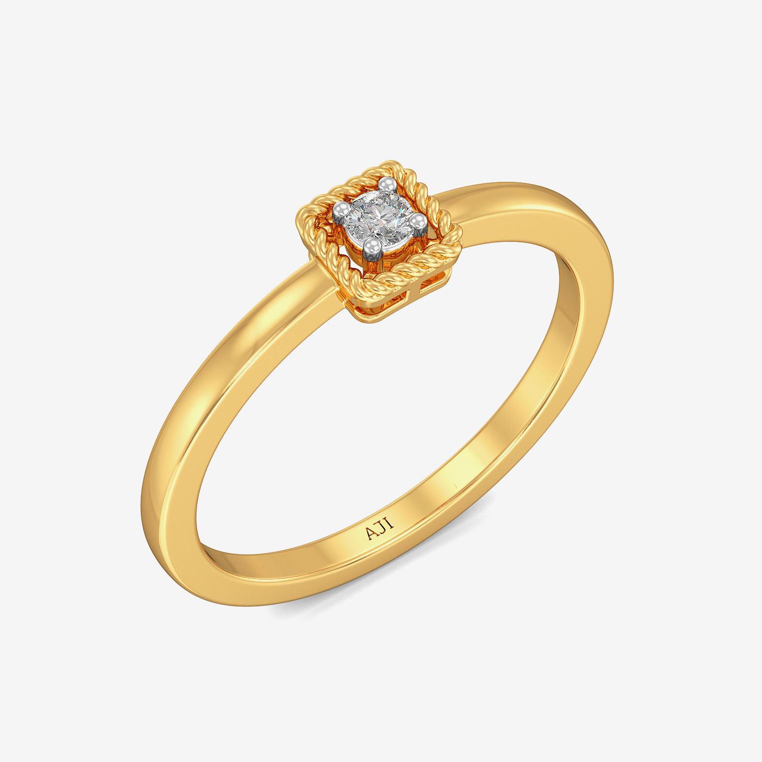 Wearastic Box Single Diamond Ring image