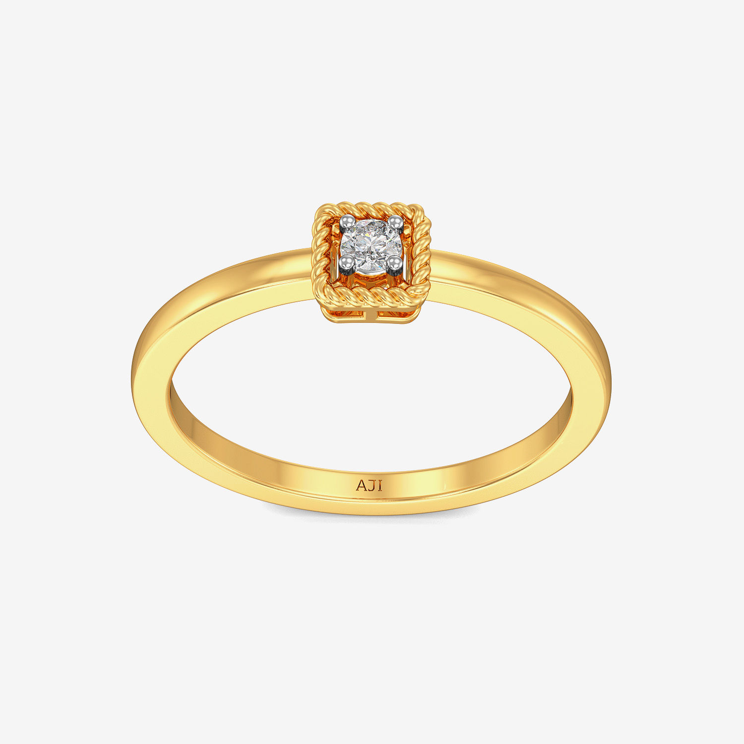 Wearastic Box Single Diamond Ring image