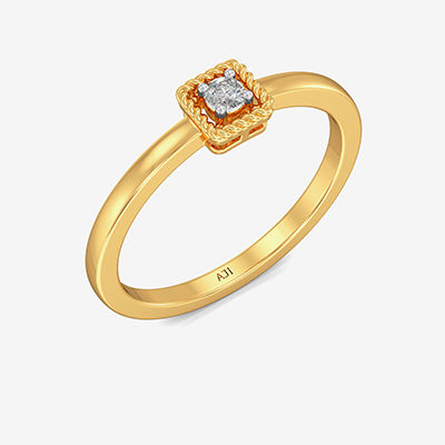 Wearastic Box Single Diamond Ring image