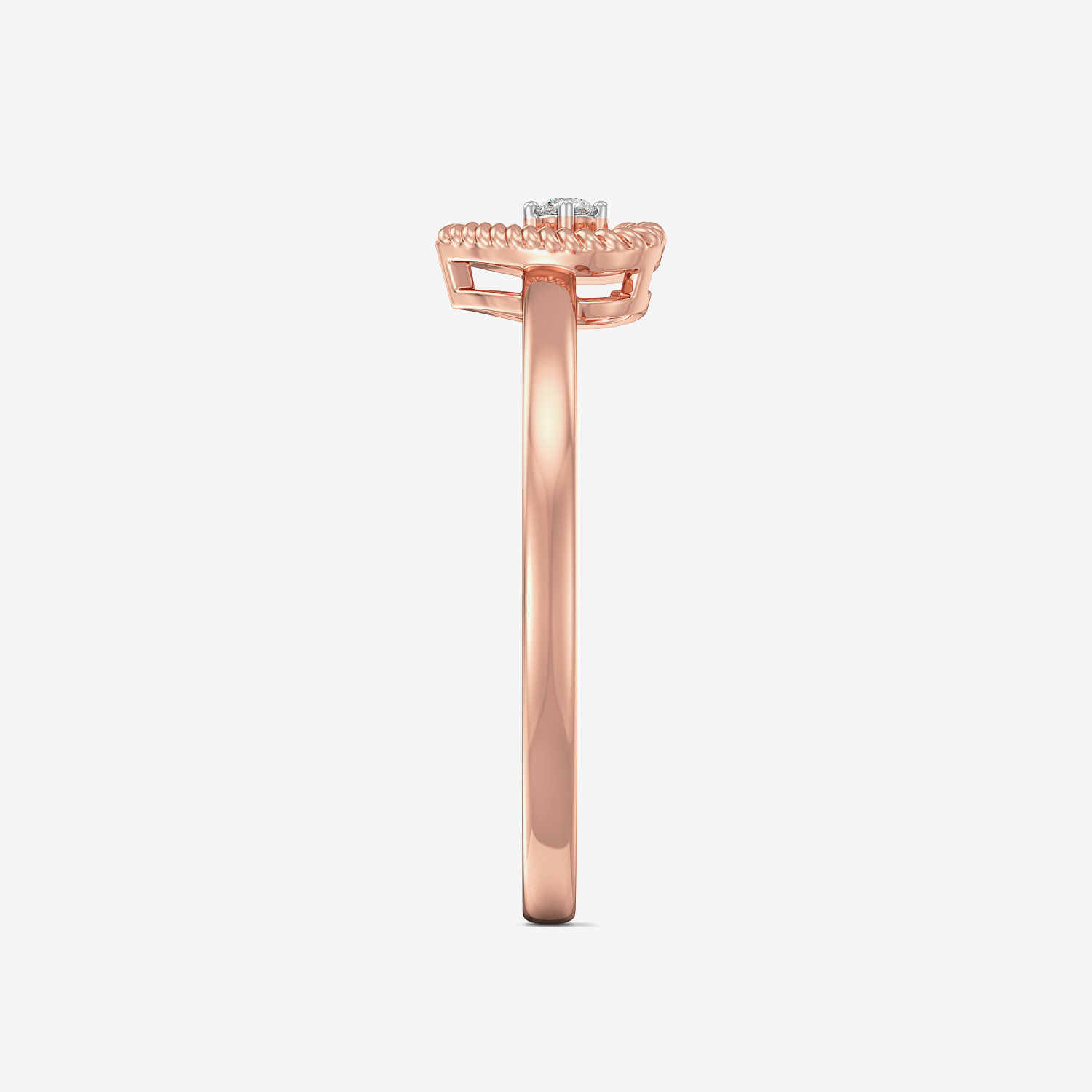 Freaky Heart Single Diamond Ring image