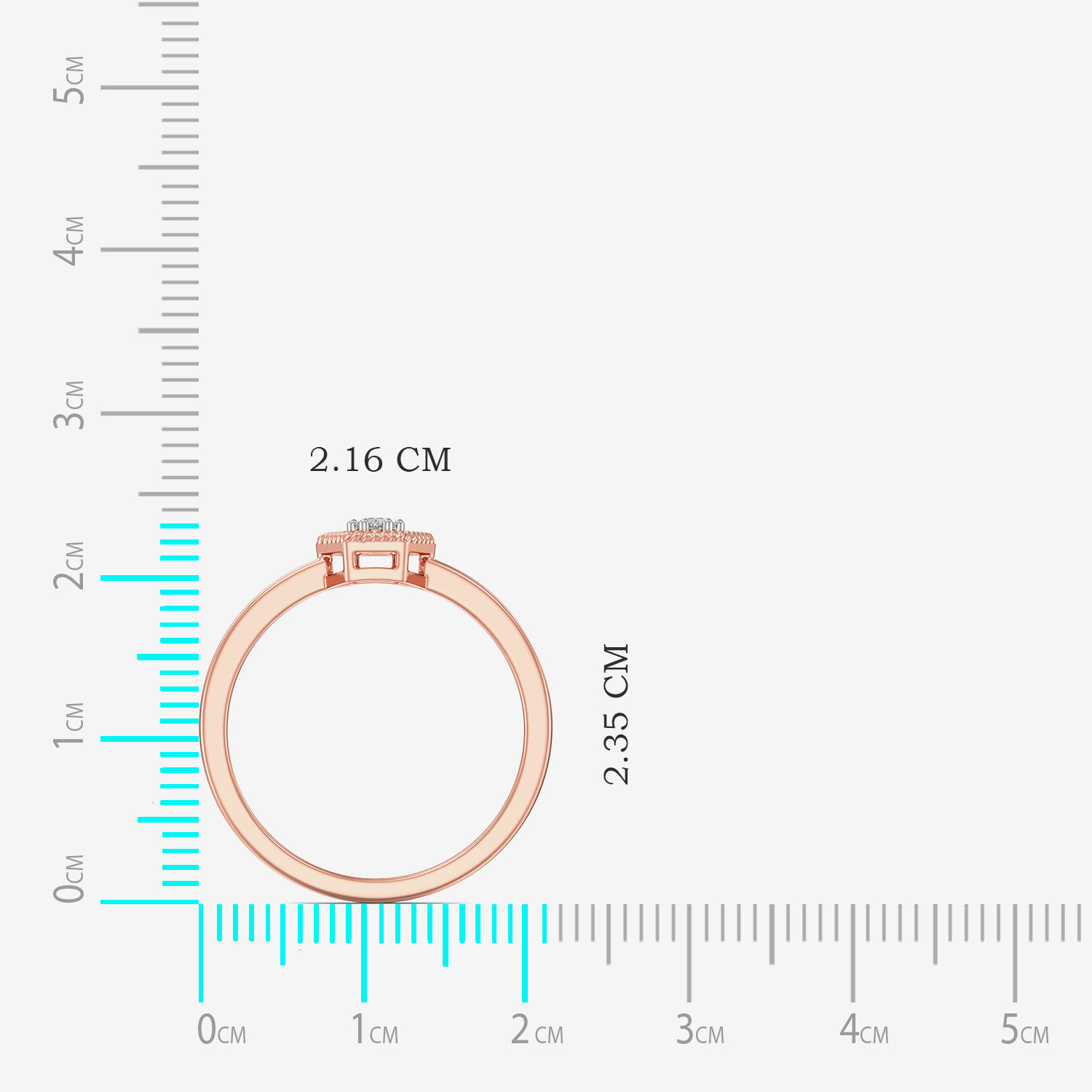 Hot-hexa Single Diamond Ring alternate view 3
