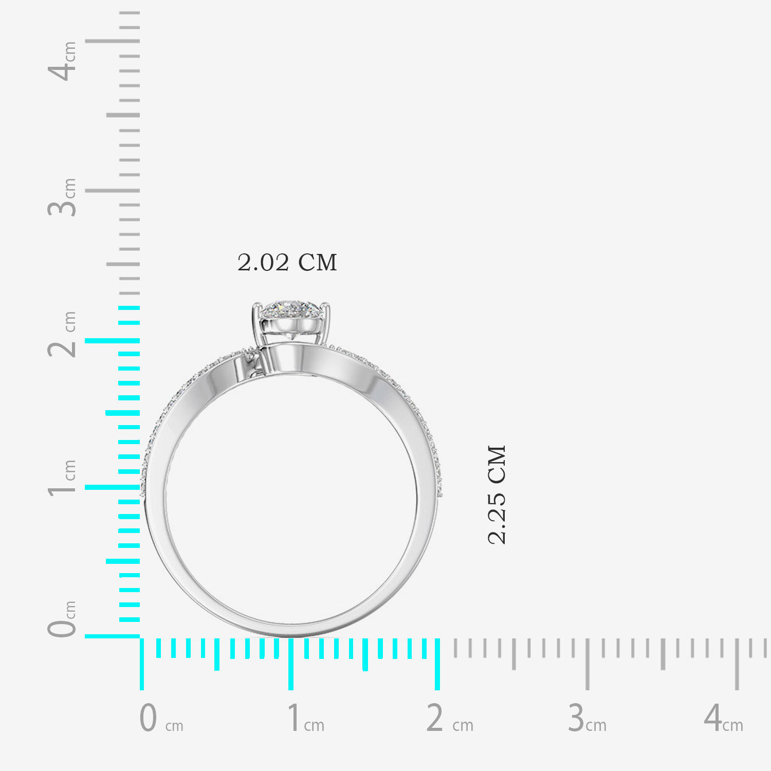 Diamond Strip-border Ring image