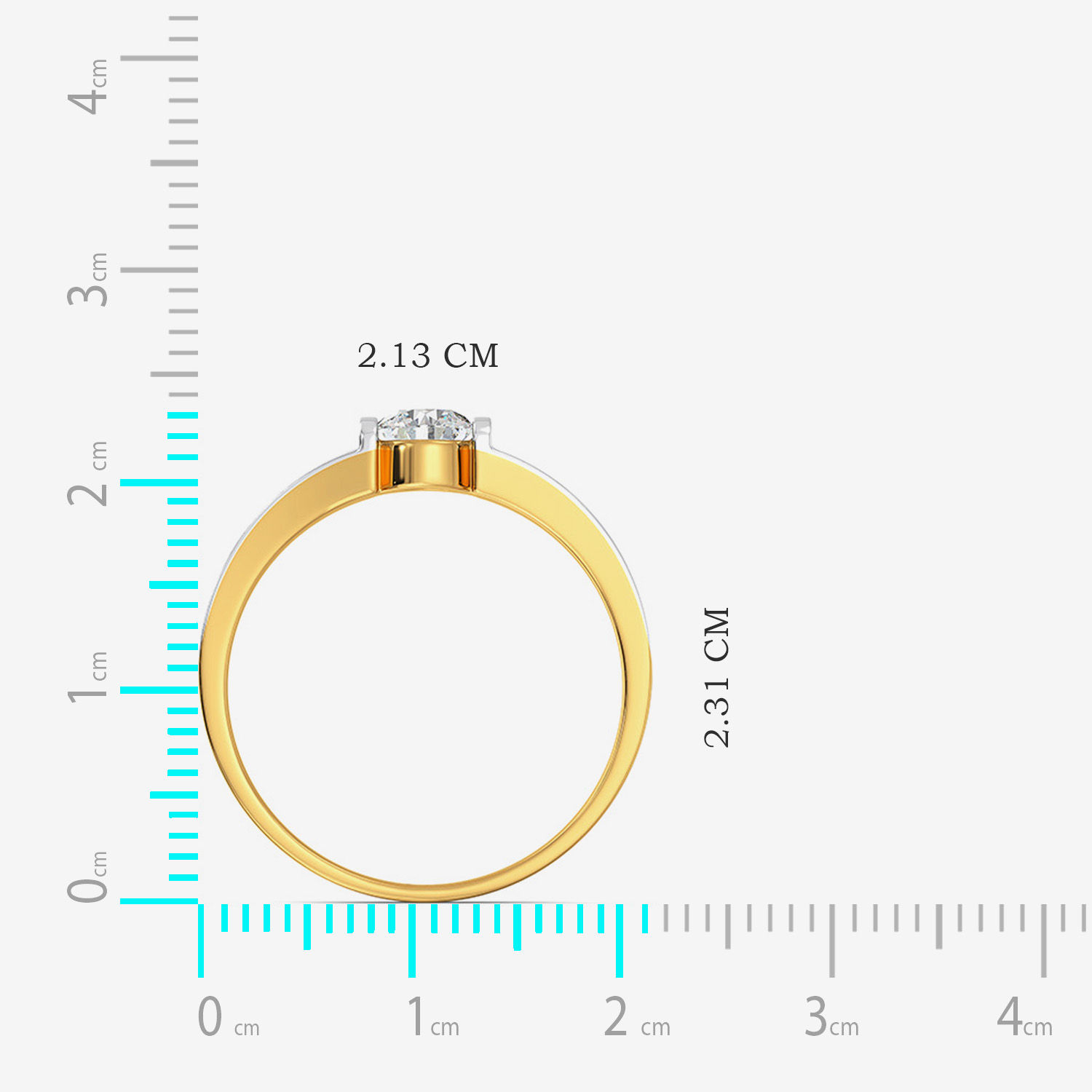 Zesty Designer Single Diamond Ring image
