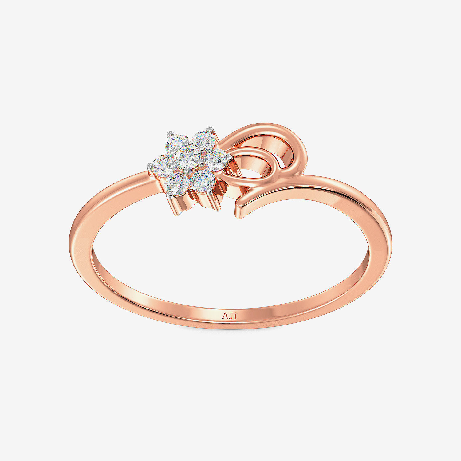 Flamboyant Flax Floret Diamond Ring alternate view 2