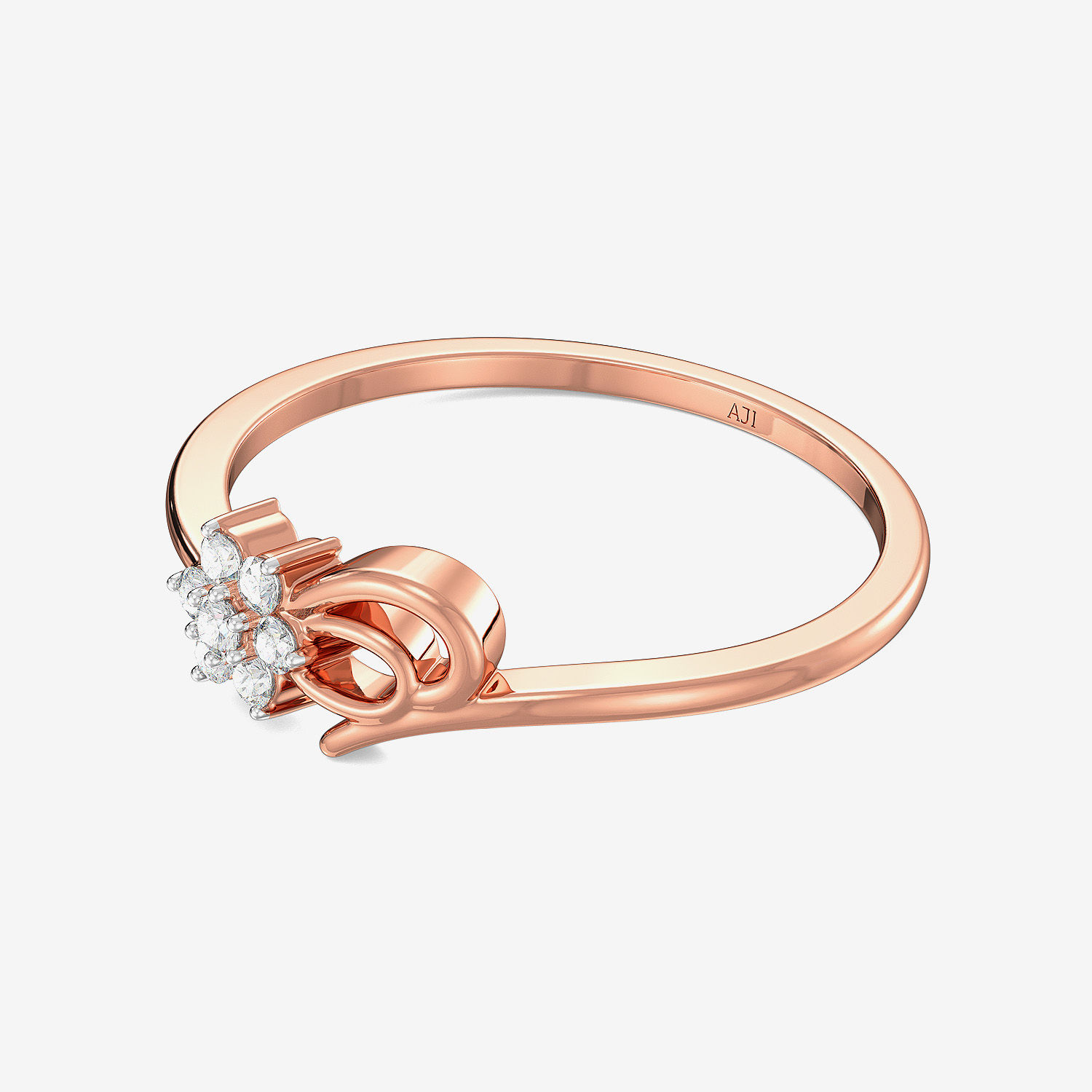 Flamboyant Flax Floret Diamond Ring alternate view 3