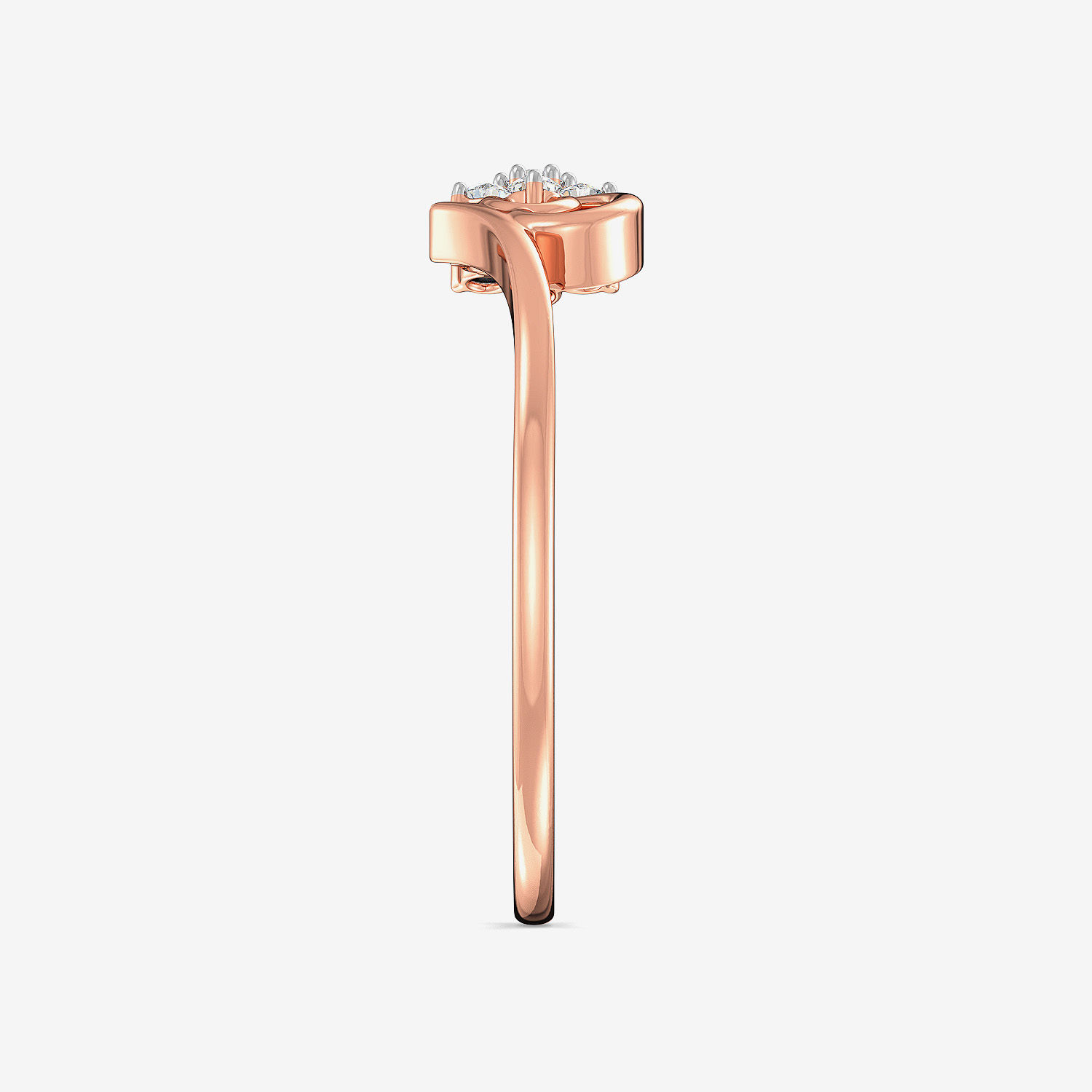 Flamboyant Flax Floret Diamond Ring image