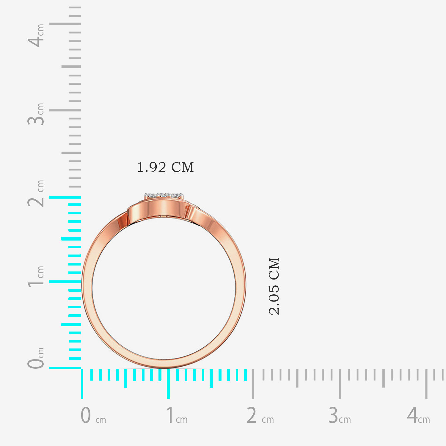 Trippy Swirl Stunning Diamond Ring image