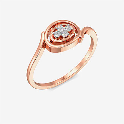 Trippy Swirl Stunning Diamond Ring image