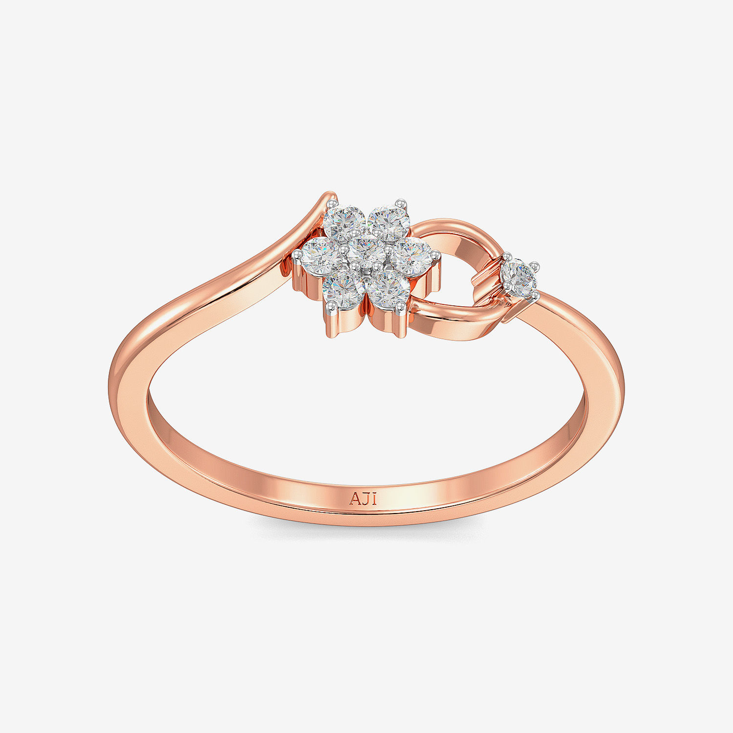 Fascinating Floret Diamond Embellished Ring image