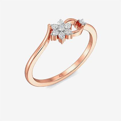Fascinating Floret Diamond Embellished Ring image