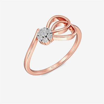 Pretty Round Petal Diamond Ring alternate view 1