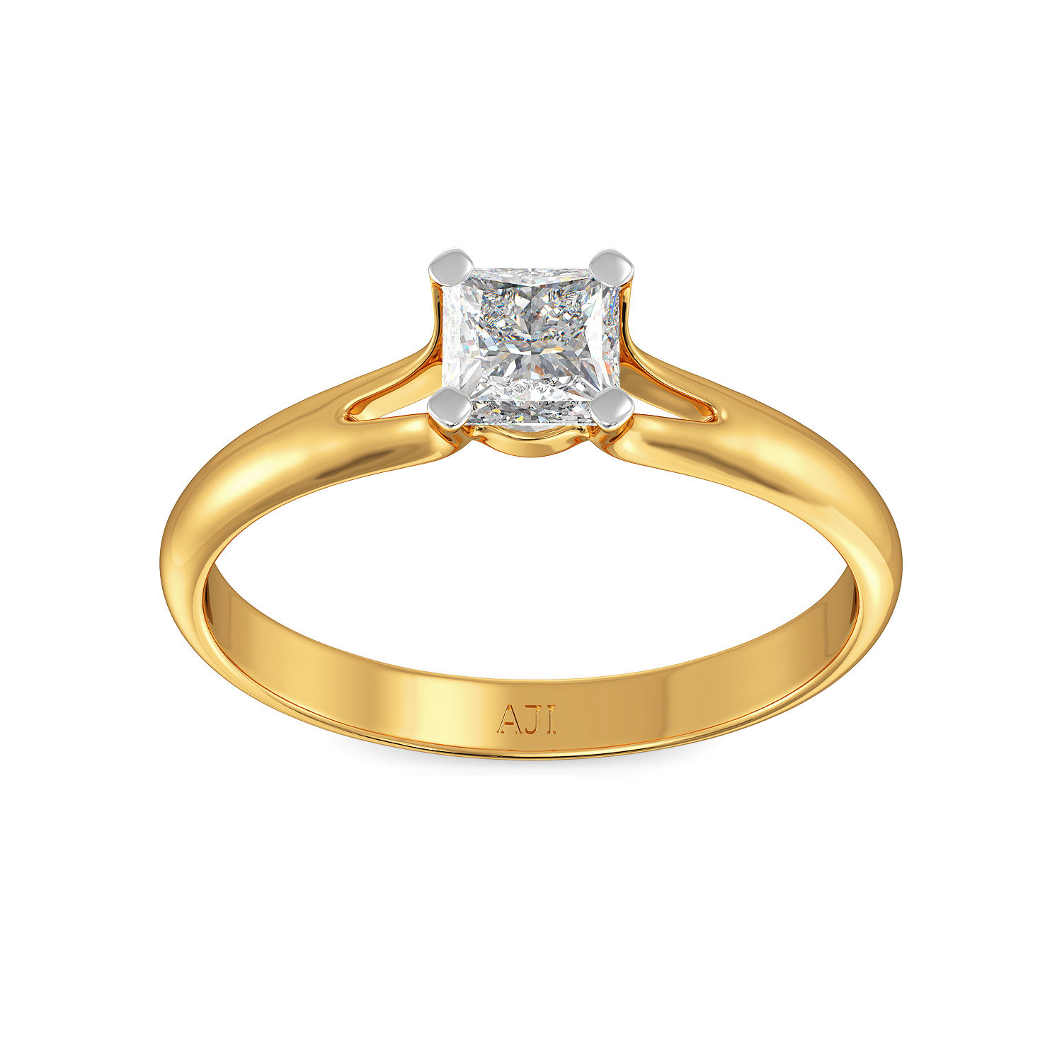 Glowing Single Diamond Designer Ring alternate view 2