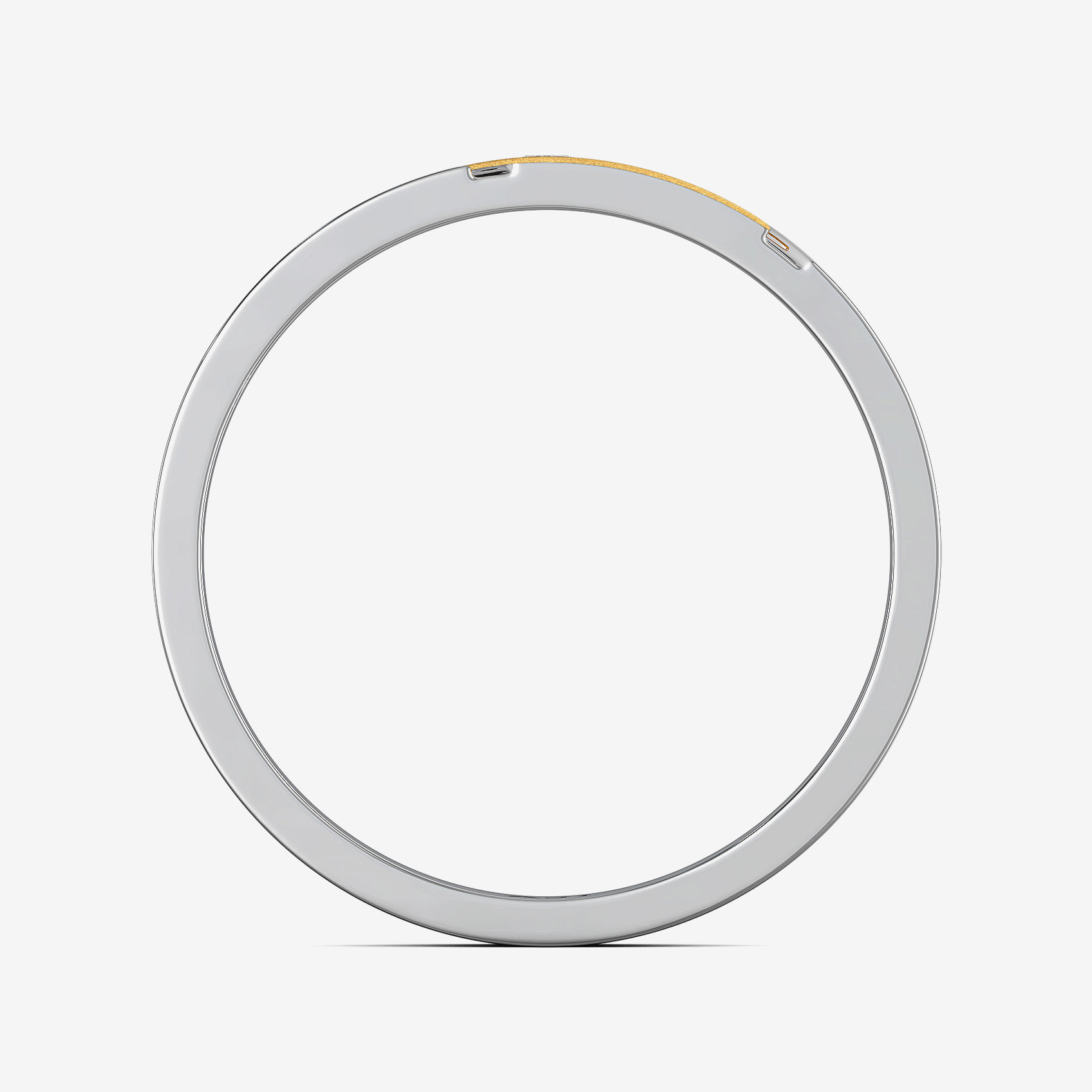 Diagonal Gold Elegance Mens Diamond Ring alternate view 2