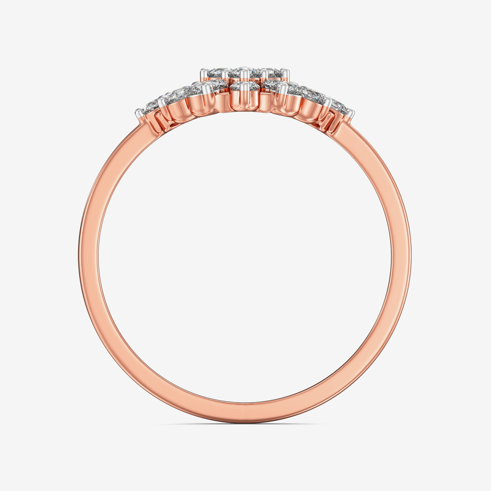 Glimmering Snowflake Diamond Ring alternate view 2