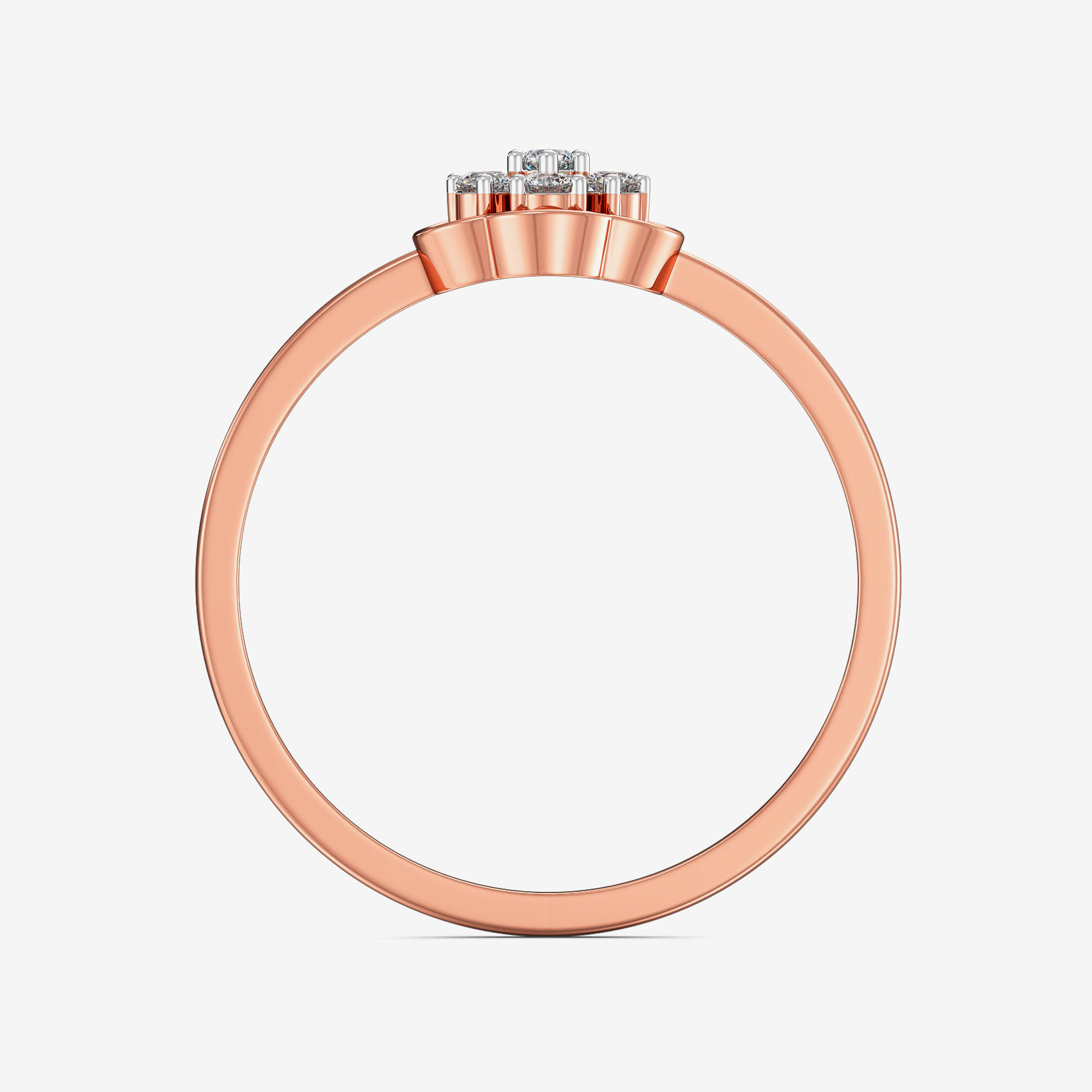 Simple Bloom Diamond Ring alternate view 2