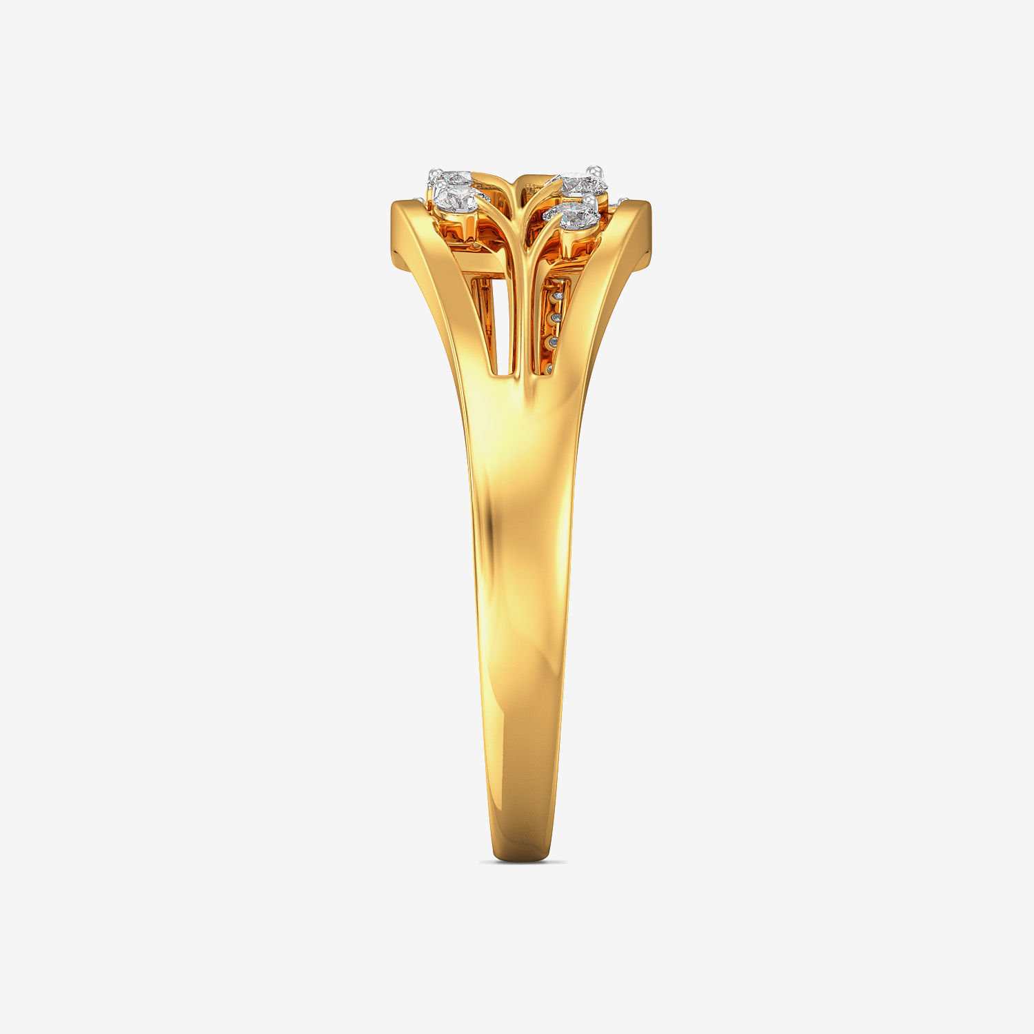 Cherry Blossom-bud Diamond Ring image