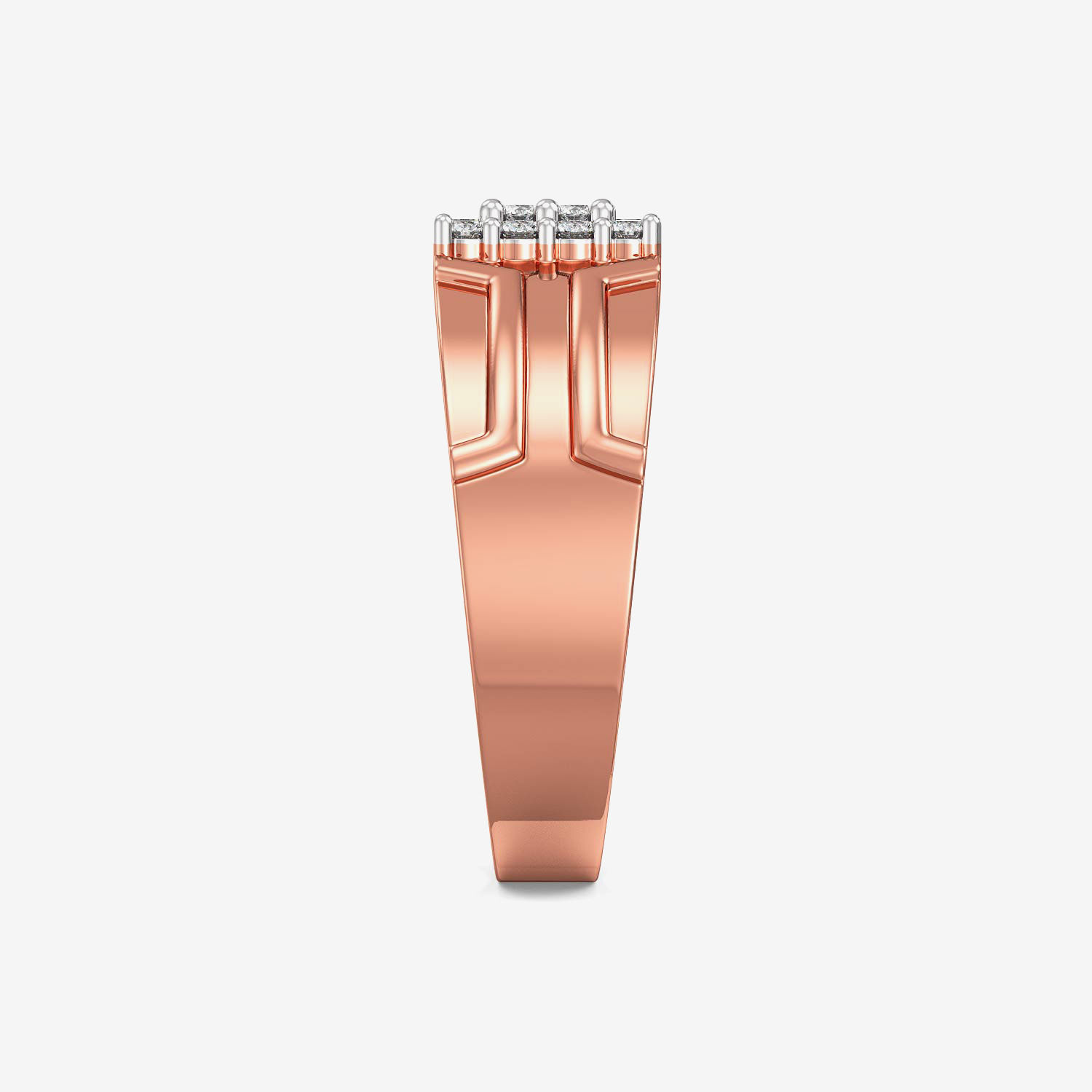 Rose-gold Fabulous Mens Diamond Ring alternate view 3