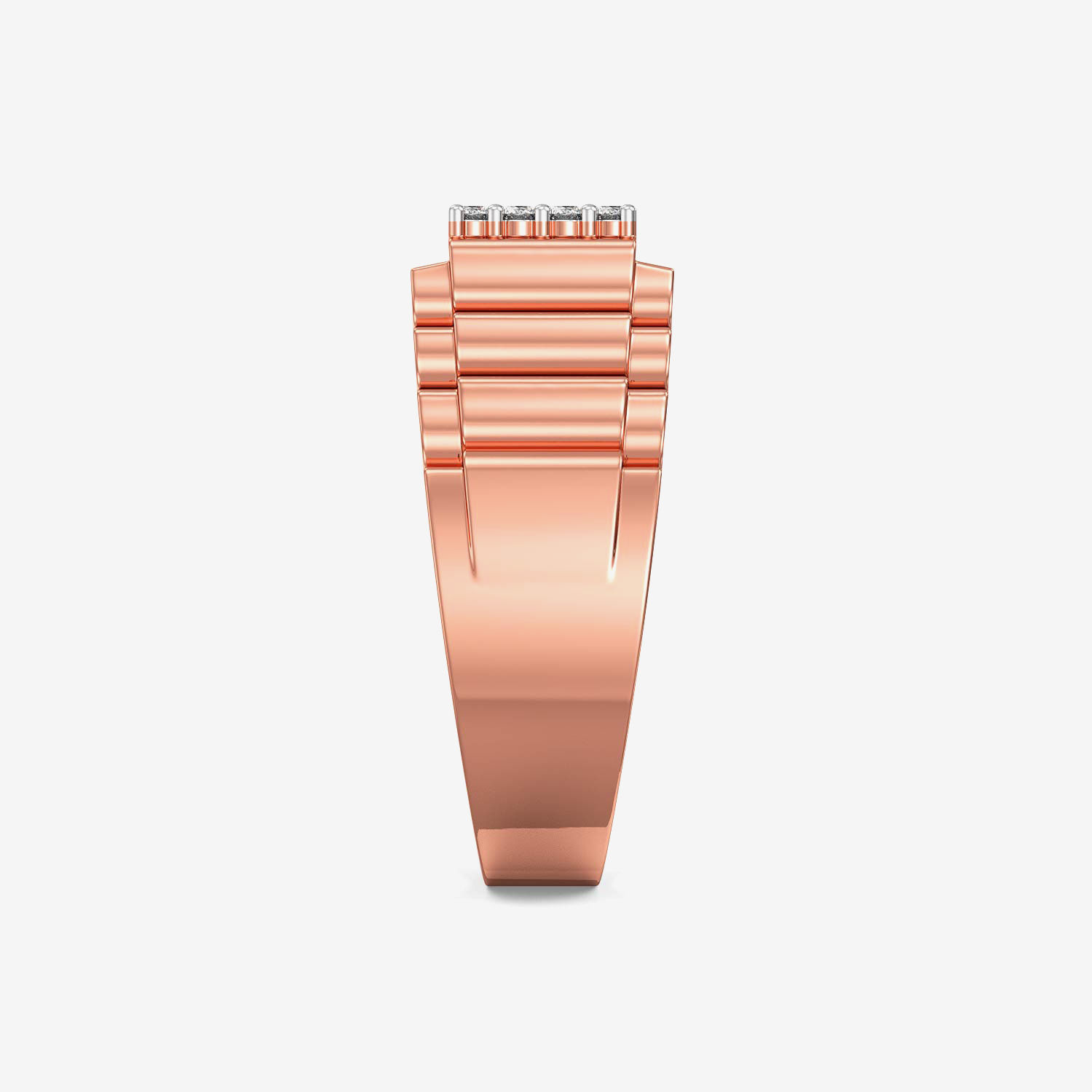 Hunky Rough-cut Mens Diamond Ring image
